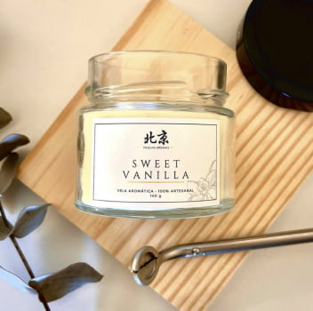 Vela Aromática Sweet Vanilla 140 g 